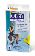 Jobst Ultrasheer 8-15 mmHg Knee-Hi Black 9.5-11 Shoe size