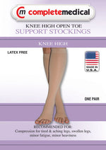 Firm Surg Weight Stkngs  Large 20-30mmHg  Below Knee O/T Blk